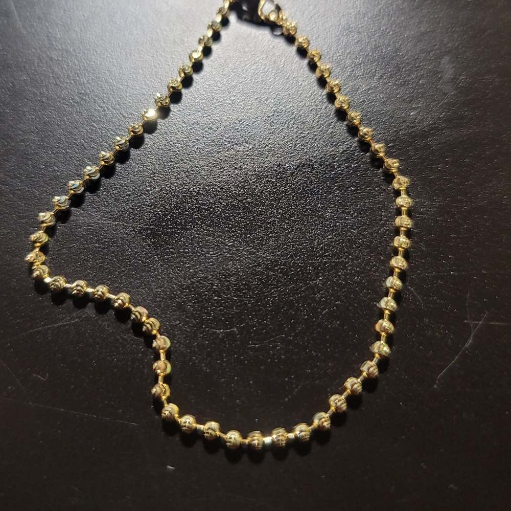 Yellow Gold Bead Bracelet